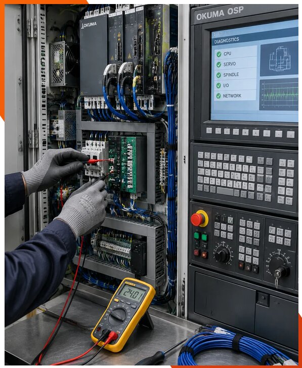 Ремонт систем ЧПУ Okuma OSP в Сорочинске